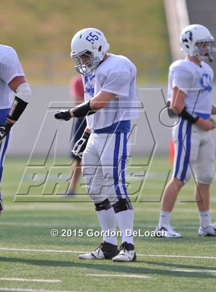 Thumbnail 2 in Midlothian vs. Frisco Centennial (Scrimmage) photogallery.
