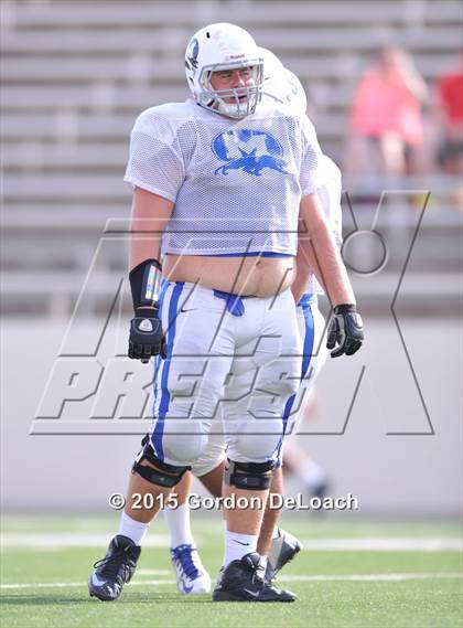 Thumbnail 1 in Midlothian vs. Frisco Centennial (Scrimmage) photogallery.
