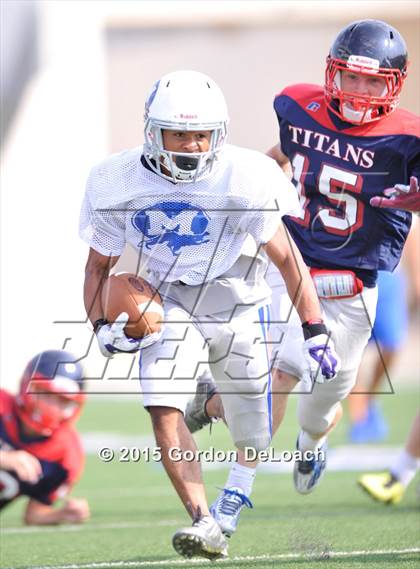 Thumbnail 2 in Midlothian vs. Frisco Centennial (Scrimmage) photogallery.
