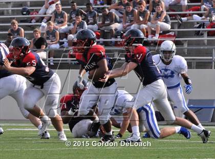 Thumbnail 1 in Midlothian vs. Frisco Centennial (Scrimmage) photogallery.