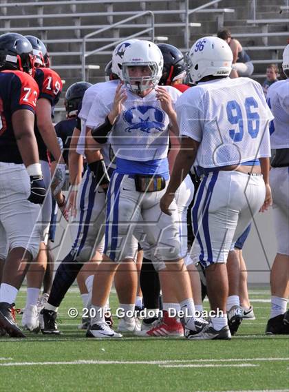 Thumbnail 1 in Midlothian vs. Frisco Centennial (Scrimmage) photogallery.