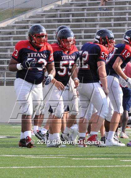 Thumbnail 3 in Midlothian vs. Frisco Centennial (Scrimmage) photogallery.