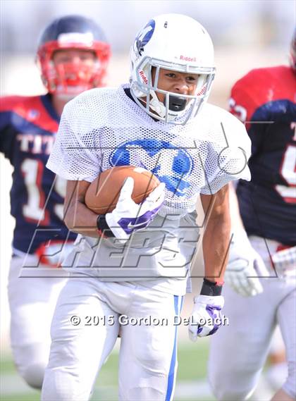 Thumbnail 1 in Midlothian vs. Frisco Centennial (Scrimmage) photogallery.