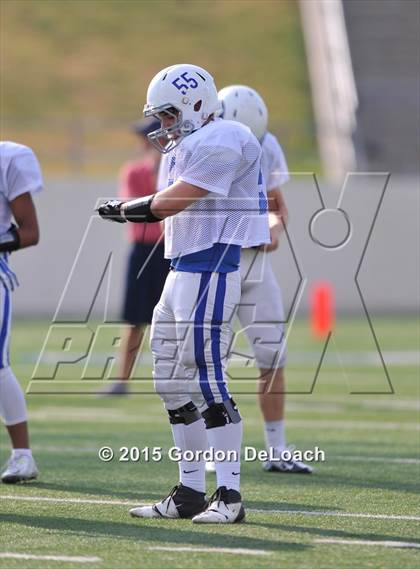 Thumbnail 1 in Midlothian vs. Frisco Centennial (Scrimmage) photogallery.