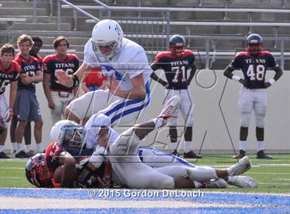 Thumbnail 1 in Midlothian vs. Frisco Centennial (Scrimmage) photogallery.