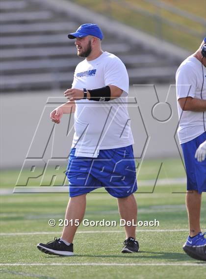Thumbnail 1 in Midlothian vs. Frisco Centennial (Scrimmage) photogallery.