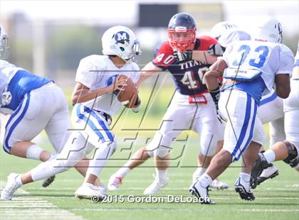 Thumbnail 3 in Midlothian vs. Frisco Centennial (Scrimmage) photogallery.