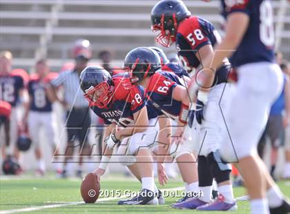 Thumbnail 1 in Midlothian vs. Frisco Centennial (Scrimmage) photogallery.
