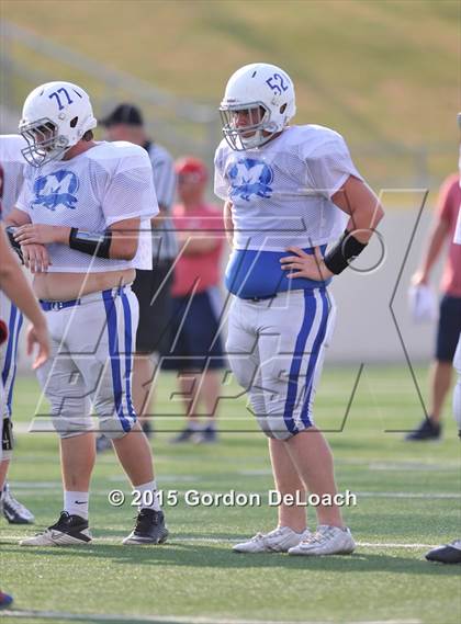 Thumbnail 1 in Midlothian vs. Frisco Centennial (Scrimmage) photogallery.