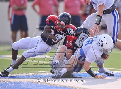 Thumbnail 2 in Midlothian vs. Frisco Centennial (Scrimmage) photogallery.