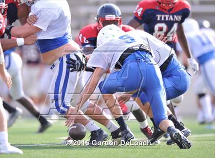 Thumbnail 2 in Midlothian vs. Frisco Centennial (Scrimmage) photogallery.