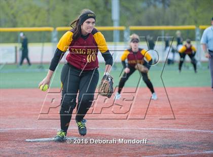 Thumbnail 1 in North Valley vs. Sheldon  (Medford Spring Break High School Fastpitch Classic) photogallery.