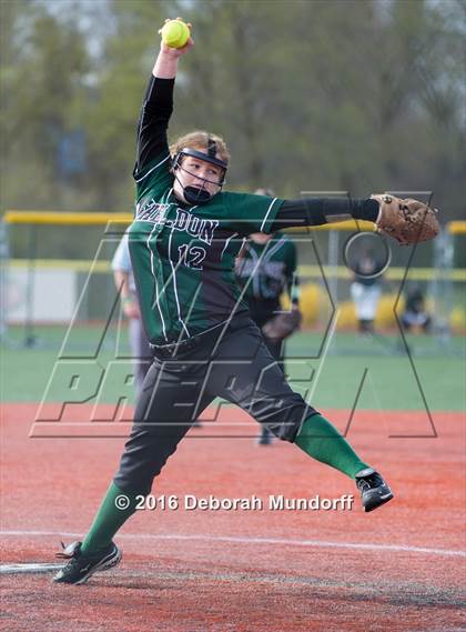 Thumbnail 1 in North Valley vs. Sheldon  (Medford Spring Break High School Fastpitch Classic) photogallery.