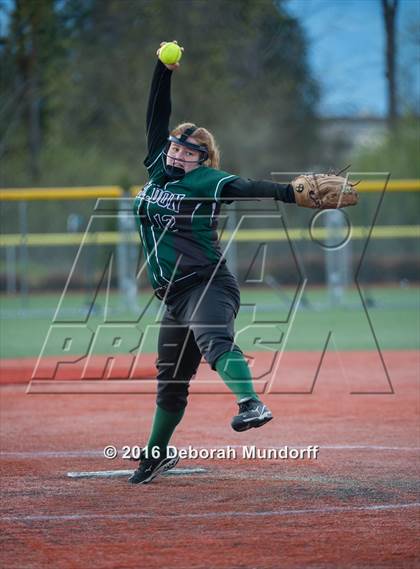 Thumbnail 2 in North Valley vs. Sheldon  (Medford Spring Break High School Fastpitch Classic) photogallery.