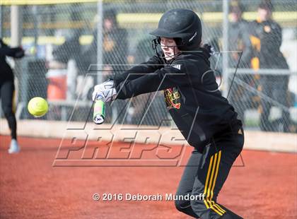 Thumbnail 1 in North Valley vs. Sheldon  (Medford Spring Break High School Fastpitch Classic) photogallery.