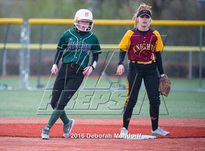 Thumbnail 1 in North Valley vs. Sheldon  (Medford Spring Break High School Fastpitch Classic) photogallery.