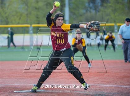 Thumbnail 2 in North Valley vs. Sheldon  (Medford Spring Break High School Fastpitch Classic) photogallery.