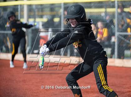 Thumbnail 3 in North Valley vs. Sheldon  (Medford Spring Break High School Fastpitch Classic) photogallery.