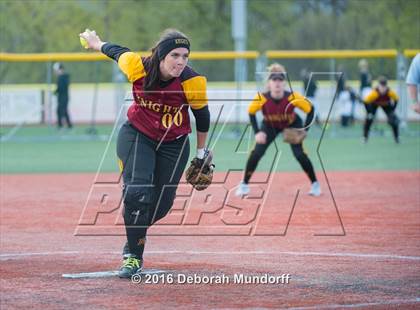 Thumbnail 2 in North Valley vs. Sheldon  (Medford Spring Break High School Fastpitch Classic) photogallery.