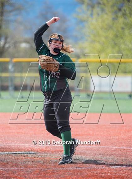 Thumbnail 3 in North Valley vs. Sheldon  (Medford Spring Break High School Fastpitch Classic) photogallery.