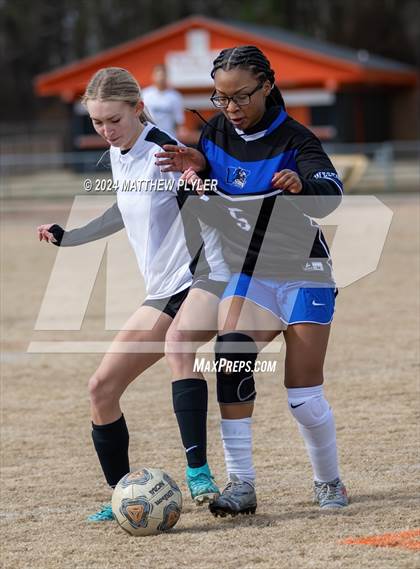 Thumbnail 1 in Jack Britt vs Westover (Kicking for Cancer Girls Soccer Jamboree)(scrimmage) photogallery.