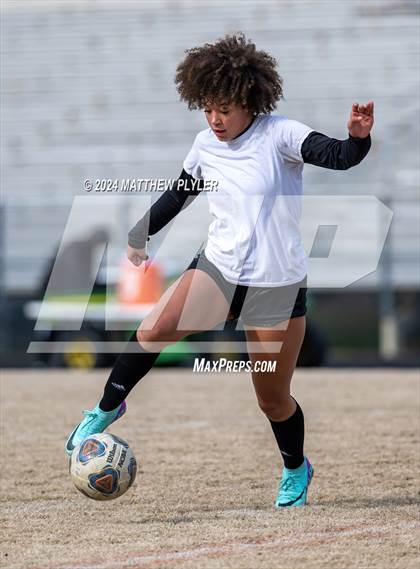Thumbnail 2 in Jack Britt vs Westover (Kicking for Cancer Girls Soccer Jamboree)(scrimmage) photogallery.