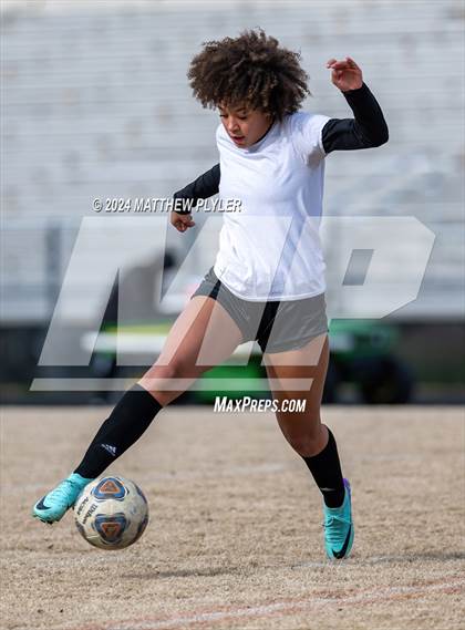 Thumbnail 3 in Jack Britt vs Westover (Kicking for Cancer Girls Soccer Jamboree)(scrimmage) photogallery.