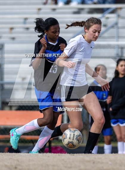Thumbnail 3 in Jack Britt vs Westover (Kicking for Cancer Girls Soccer Jamboree)(scrimmage) photogallery.