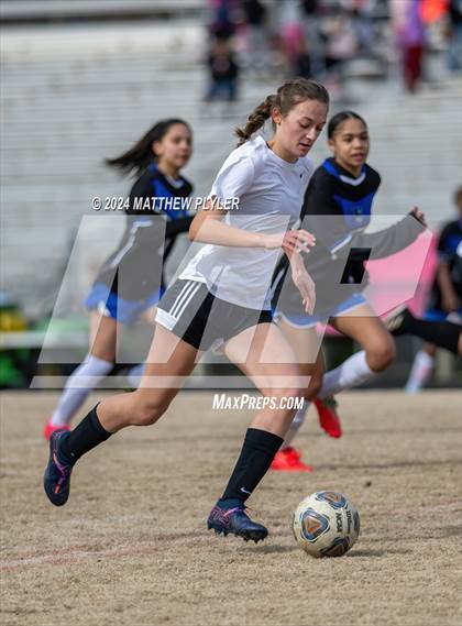 Thumbnail 1 in Jack Britt vs Westover (Kicking for Cancer Girls Soccer Jamboree)(scrimmage) photogallery.