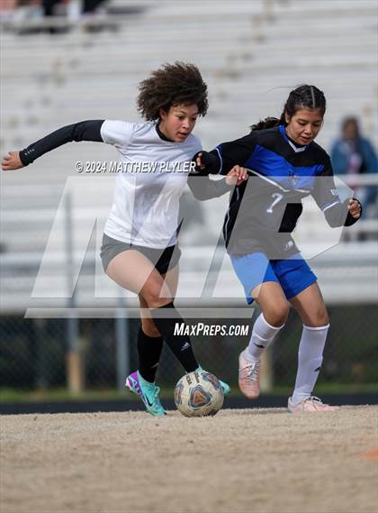 Thumbnail 3 in Jack Britt vs Westover (Kicking for Cancer Girls Soccer Jamboree)(scrimmage) photogallery.