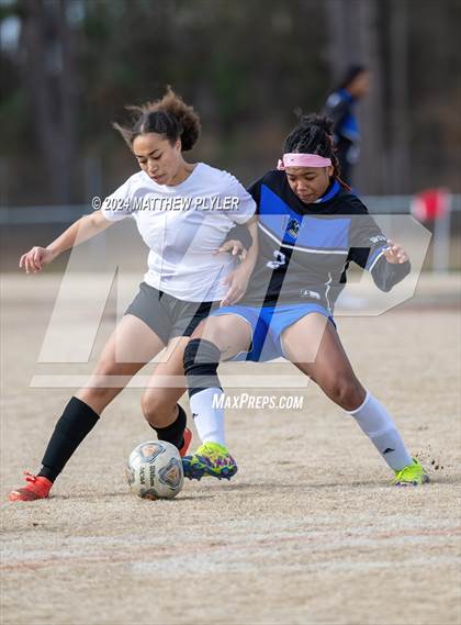 Thumbnail 2 in Jack Britt vs Westover (Kicking for Cancer Girls Soccer Jamboree)(scrimmage) photogallery.