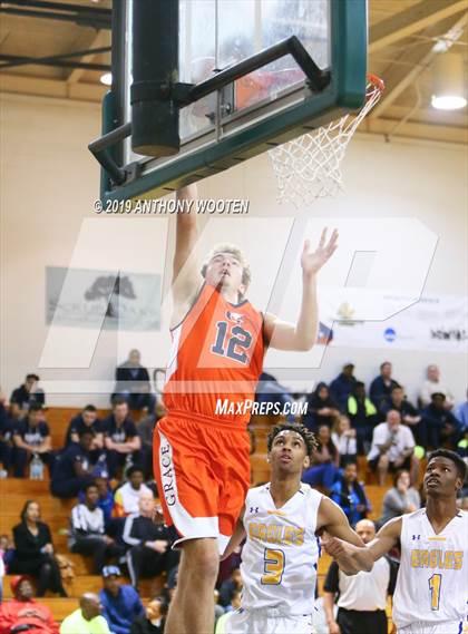 Thumbnail 2 in Cape Fear Christian Academy vs. GRACE Christian (Hoops and Dreams Showcase Fayetteville, NC) photogallery.