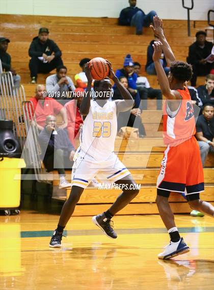 Thumbnail 1 in Cape Fear Christian Academy vs. GRACE Christian (Hoops and Dreams Showcase Fayetteville, NC) photogallery.