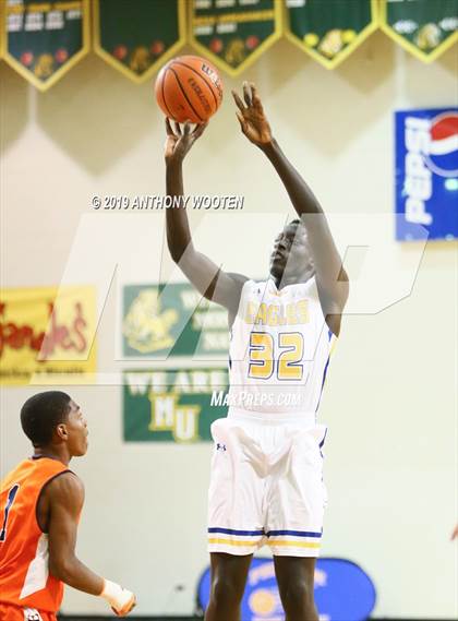 Thumbnail 3 in Cape Fear Christian Academy vs. GRACE Christian (Hoops and Dreams Showcase Fayetteville, NC) photogallery.