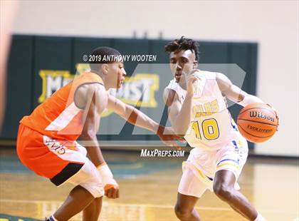 Thumbnail 3 in Cape Fear Christian Academy vs. GRACE Christian (Hoops and Dreams Showcase Fayetteville, NC) photogallery.