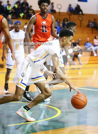 Thumbnail 2 in Cape Fear Christian Academy vs. GRACE Christian (Hoops and Dreams Showcase Fayetteville, NC) photogallery.