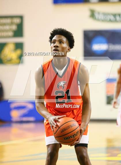 Thumbnail 3 in Cape Fear Christian Academy vs. GRACE Christian (Hoops and Dreams Showcase Fayetteville, NC) photogallery.