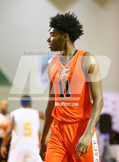 Thumbnail 1 in Cape Fear Christian Academy vs. GRACE Christian (Hoops and Dreams Showcase Fayetteville, NC) photogallery.