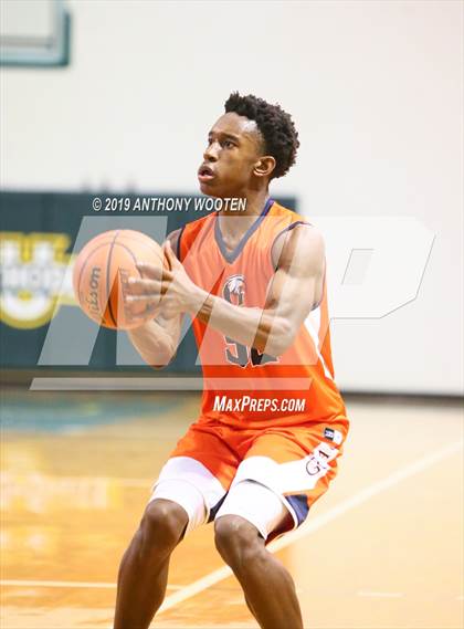 Thumbnail 3 in Cape Fear Christian Academy vs. GRACE Christian (Hoops and Dreams Showcase Fayetteville, NC) photogallery.