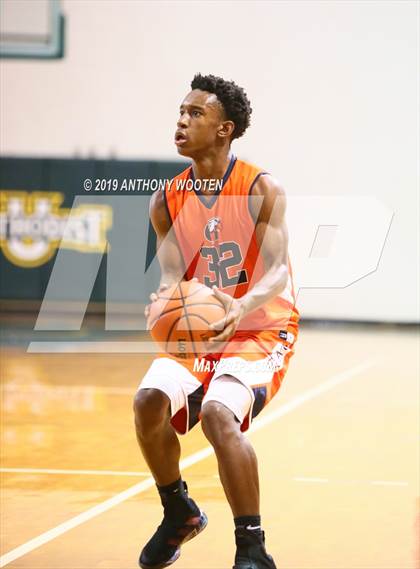 Thumbnail 2 in Cape Fear Christian Academy vs. GRACE Christian (Hoops and Dreams Showcase Fayetteville, NC) photogallery.