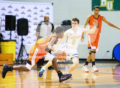 Thumbnail 3 in Cape Fear Christian Academy vs. GRACE Christian (Hoops and Dreams Showcase Fayetteville, NC) photogallery.