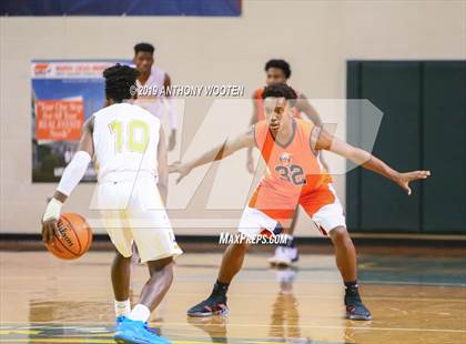 Thumbnail 3 in Cape Fear Christian Academy vs. GRACE Christian (Hoops and Dreams Showcase Fayetteville, NC) photogallery.