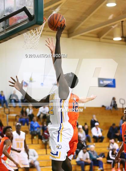 Thumbnail 2 in Cape Fear Christian Academy vs. GRACE Christian (Hoops and Dreams Showcase Fayetteville, NC) photogallery.