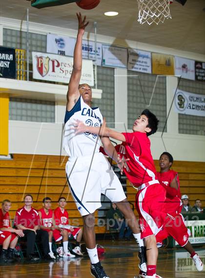 Thumbnail 1 in Hueneme vs Calvary Chapel (Santa Barbara Holiday Classic) photogallery.