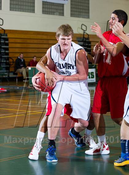Thumbnail 1 in Hueneme vs Calvary Chapel (Santa Barbara Holiday Classic) photogallery.