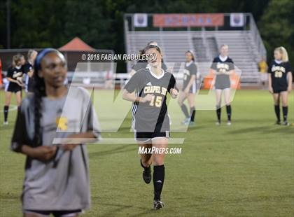 Thumbnail 3 in Chapel Hill vs. Cox Mill (NCHSAA 3A Final) photogallery.