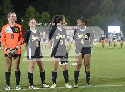 Thumbnail 2 in Chapel Hill vs. Cox Mill (NCHSAA 3A Final) photogallery.