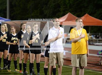 Thumbnail 3 in Chapel Hill vs. Cox Mill (NCHSAA 3A Final) photogallery.