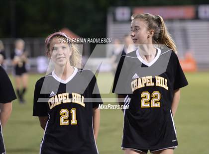 Thumbnail 1 in Chapel Hill vs. Cox Mill (NCHSAA 3A Final) photogallery.