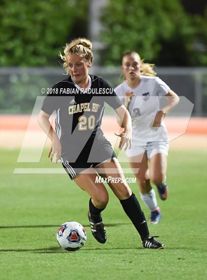 Thumbnail 1 in Chapel Hill vs. Cox Mill (NCHSAA 3A Final) photogallery.